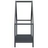 vidaXL Firewood Rack Anthracite 23.6x9.8x23.6" Cold-rolled steel