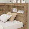 vidaXL Storage Headboard Artisan Oak 31.50 in Engineered Wood