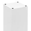 vidaXL Umbrella Stand White Powder-coated steel, plastic