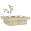 vidaXL Coffee Table Sonoma oak Engineered wood Modern Coffee Table