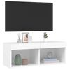 vidaXL TV Cabinet White Engineered wood Standard TV Cabinet