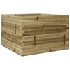 vidaXL Garden Planter Brown Pressure treated pinewood