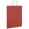 vidaXL Paper Bags 50 pcs with Handles Red 32x12x42 cm