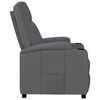 vidaXL Reclining Chair Anthracite Faux Leather
