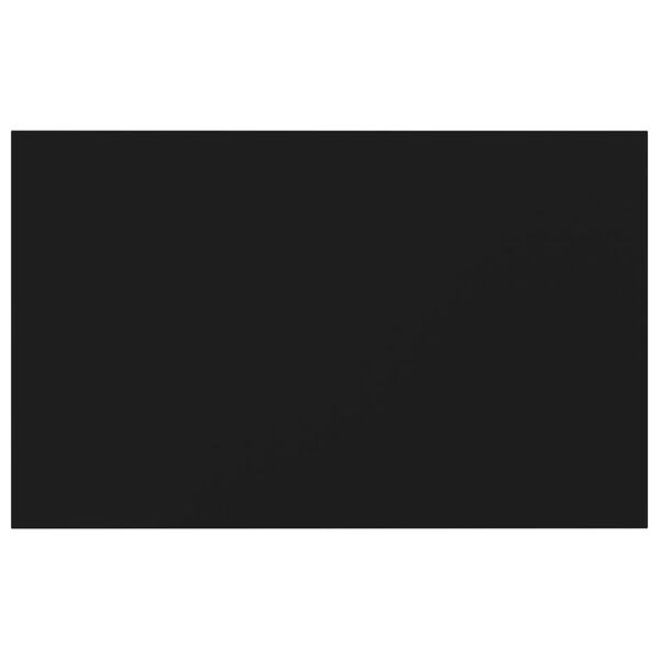 vidaXL Shelf Set of 4 Black Engineered wood 31.5 in x 19.7 in Shelf