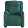 vidaXL Stand Up Massage Recliner Chair Dark green