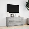 vidaXL TV Cabinet Grey Sonoma Engineered wood Medium TV Cabinet
