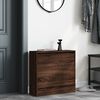 vidaXL Shoe Cabinet Brown Oak Engineered Wood Compact Shoe Cabinet