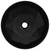 vidaXL Wash Basin 14.2x5.5" Ceramic Black