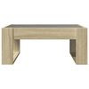 vidaXL Coffee Table Sonoma Oak Engineered Wood Medium Coffee Table