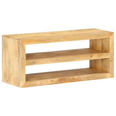 vidaXL TV Cabinet 42.1"x13.8"x17.7" Solid Mango Wood