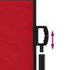 vidaXL Retractable Side Awning Red