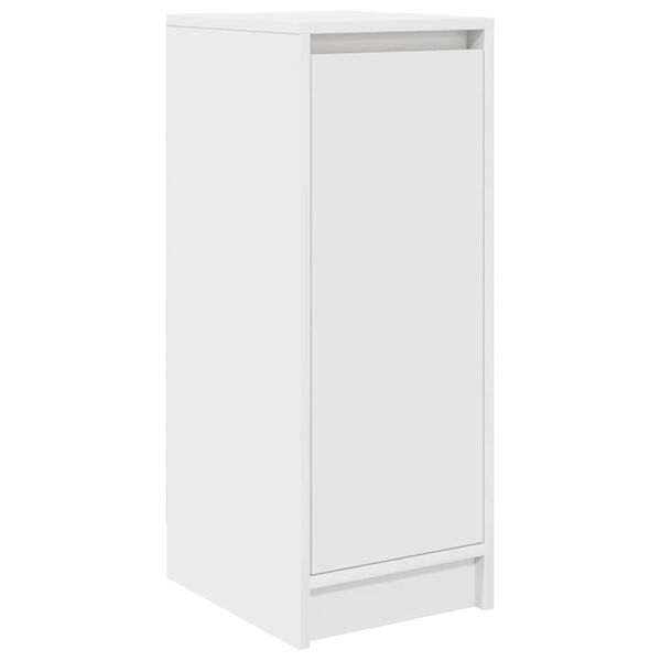 vidaXL Shoe Cabinet White Engineered wood Medium Shoe Cabinet