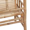 vidaXL Garden Bench Bamboo Medium Waterproof materials Garden Bench