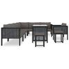 vidaXL Garden Lounge Set Dark Gray