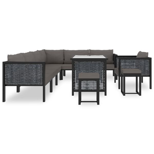 vidaXL Garden Lounge Set Dark Gray