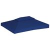 vidaXL Gazebo Top Cover Blue Polyester with PVC coating 13.1 x 9.8 ft