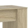 vidaXL Desk Sonoma Oak Engineered Wood 55.1 in x 19.7 in x 29.5 in Desk