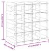 vidaXL Wine Rack for 20 Bottles Solid Pinewood