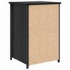 vidaXL Bedside Cabinet with Drawer 2 pcs Black Oak 40 x 36 x 60 cm