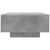 vidaXL Coffee Table Concrete Grey Engineered Wood 35.4 x 23.6 x 12.2 in