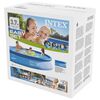 INTEX Pool Blue PVC Medium Portable Above Ground Swimming Pool Round