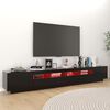 vidaXL TV Cabinet Black Engineered wood Standard TV Cabinet