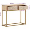 vidaXL Console Table Mango wood and Iron Solid mango wood and iron