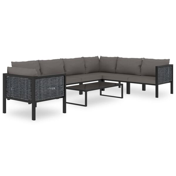 vidaXL Garden Lounge Set Anthracite, Dark gray