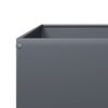 vidaXL Garden Raised Bed Anthracite Steel 39.4 x 39.4 in Durable