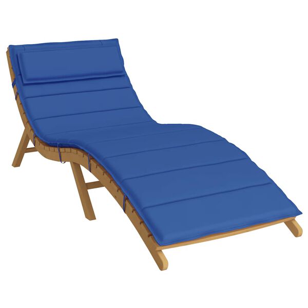 vidaXL Sun Lounger Cushion Royal Blue 70.9x23.6x1.6" Oxford Fabric