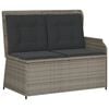 vidaXL Garden Lounge Set Grey and Dark Grey