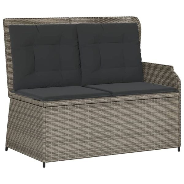 vidaXL Garden Lounge Set Grey and Dark Grey