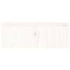 vidaXL Monitor Stand White 39.4x10.6x3.9" Solid Wood Pine