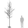 vidaXL LED Tree Warm White Steel, Plastic Large Height-Adjustable