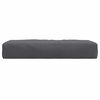 vidaXL Pallet Cushion Melange Anthracite 100% Polyester