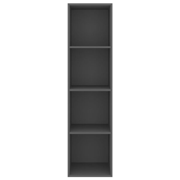 vidaXL TV Cabinet Gray Engineered Wood Large TV Cabinet Rectangular