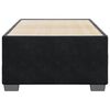 vidaXL Bed Frame Black Velvet, plywood, engineered wood Twin Bed Frame