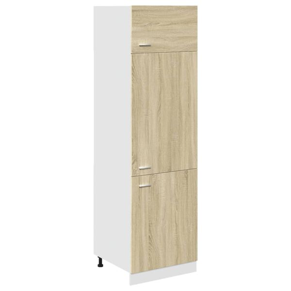 vidaXL Kitchen Cabinet Set Set of 8 Sonoma oak Engineered wood Large