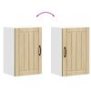 vidaXL Kitchen Wall Cabinet Sonoma oak Engineered wood Medium