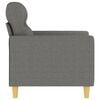 vidaXL Sofa Chair Dark Grey Fabric (100% polyester), metal, plywood Single