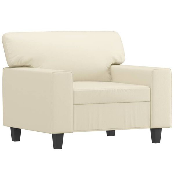 vidaXL Sofa Chair Cream
