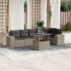 vidaXL Garden Sofa Set Light Grey