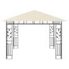 vidaXL Gazebo with Mosquito Net 9.8'x9.8'x9' Cream 0.6 oz/ft²