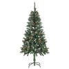vidaXL Artificial Pre-lit Christmas Tree with Ball Set Pine Cones 59.1"