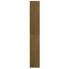 vidaXL Book Cabinet Honey brown Solid pine wood Tall Book Cabinet