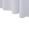 vidaXL Table Cover Set of 2 White 90% polyester, 10% elastane