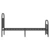 vidaXL Bed Frame Black Powder-coated Steel Small Single Bed Frame