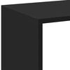 vidaXL Room Divider Bookcase Black Engineered wood Medium