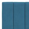 vidaXL Headboard Cushion Blue Velvet (100% polyester) 31.5 in width